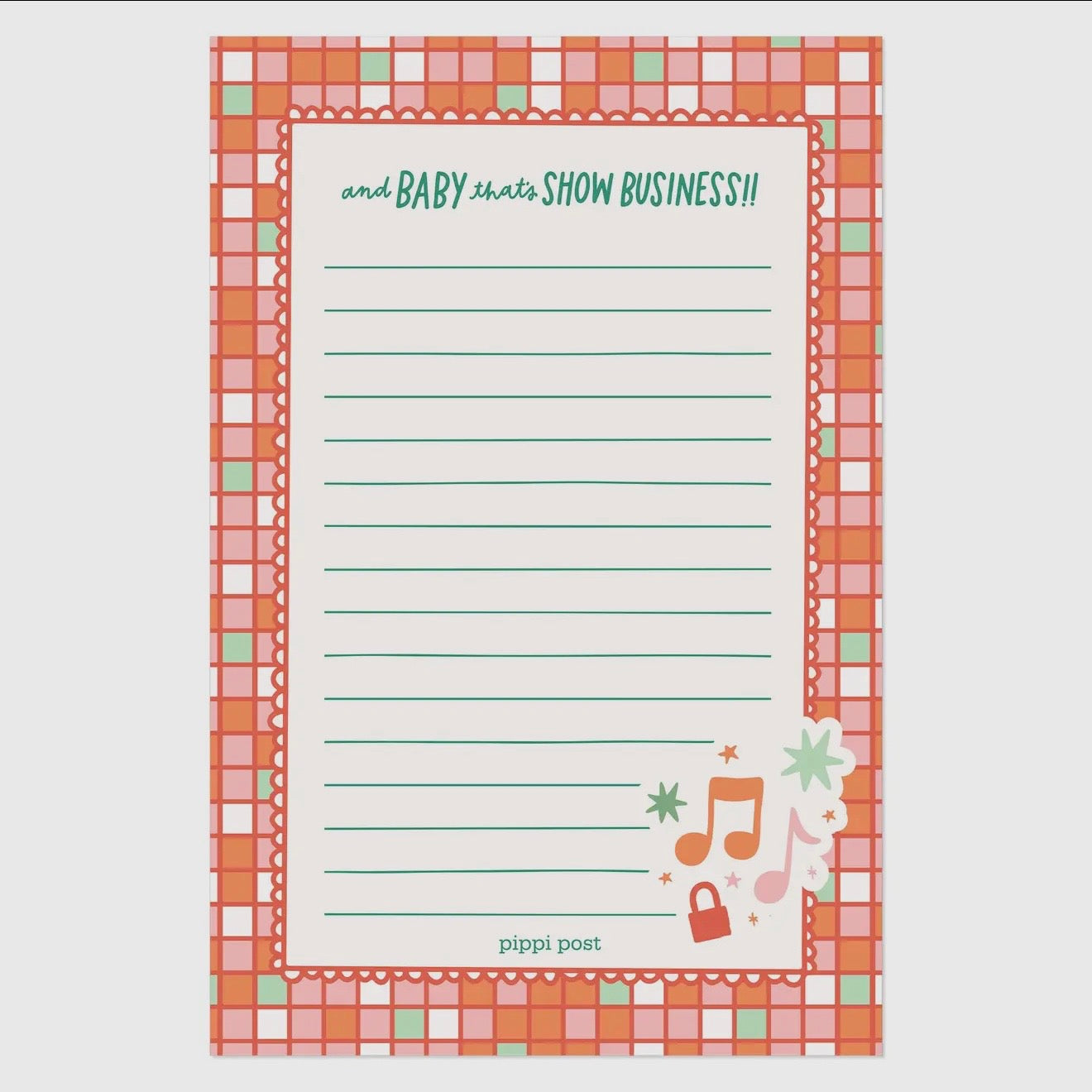 Baby That’s Show Business Notepad