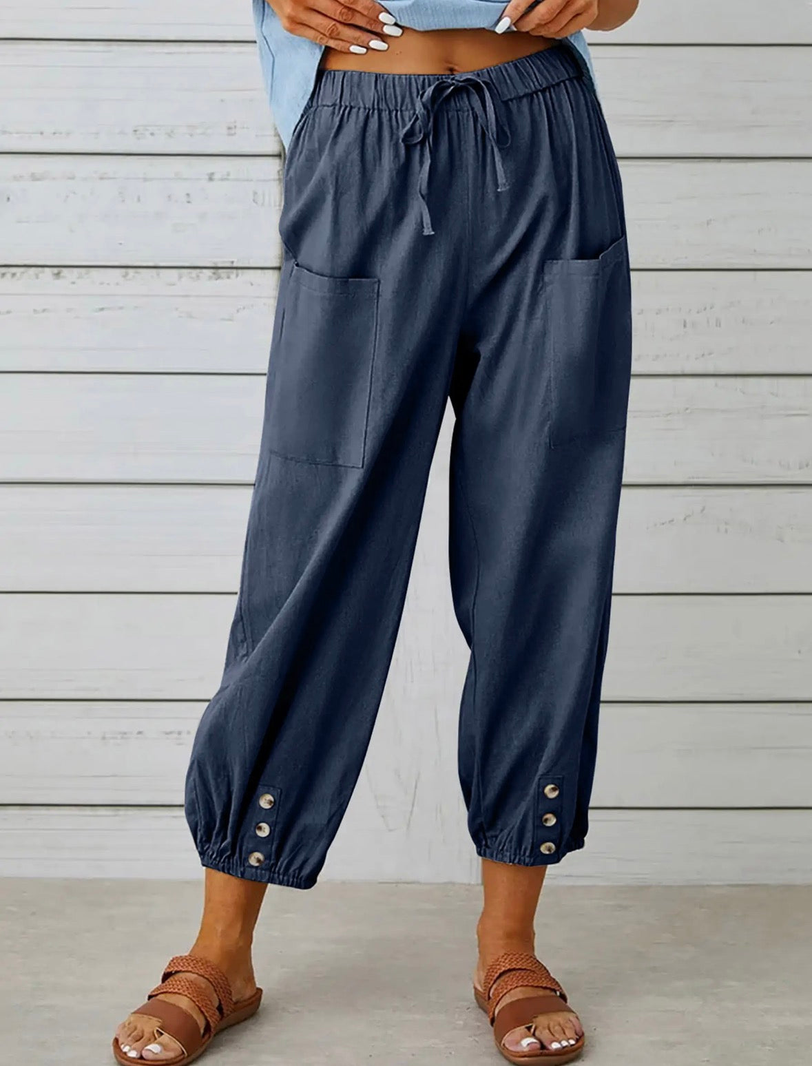 High Waisted Pocket Pants