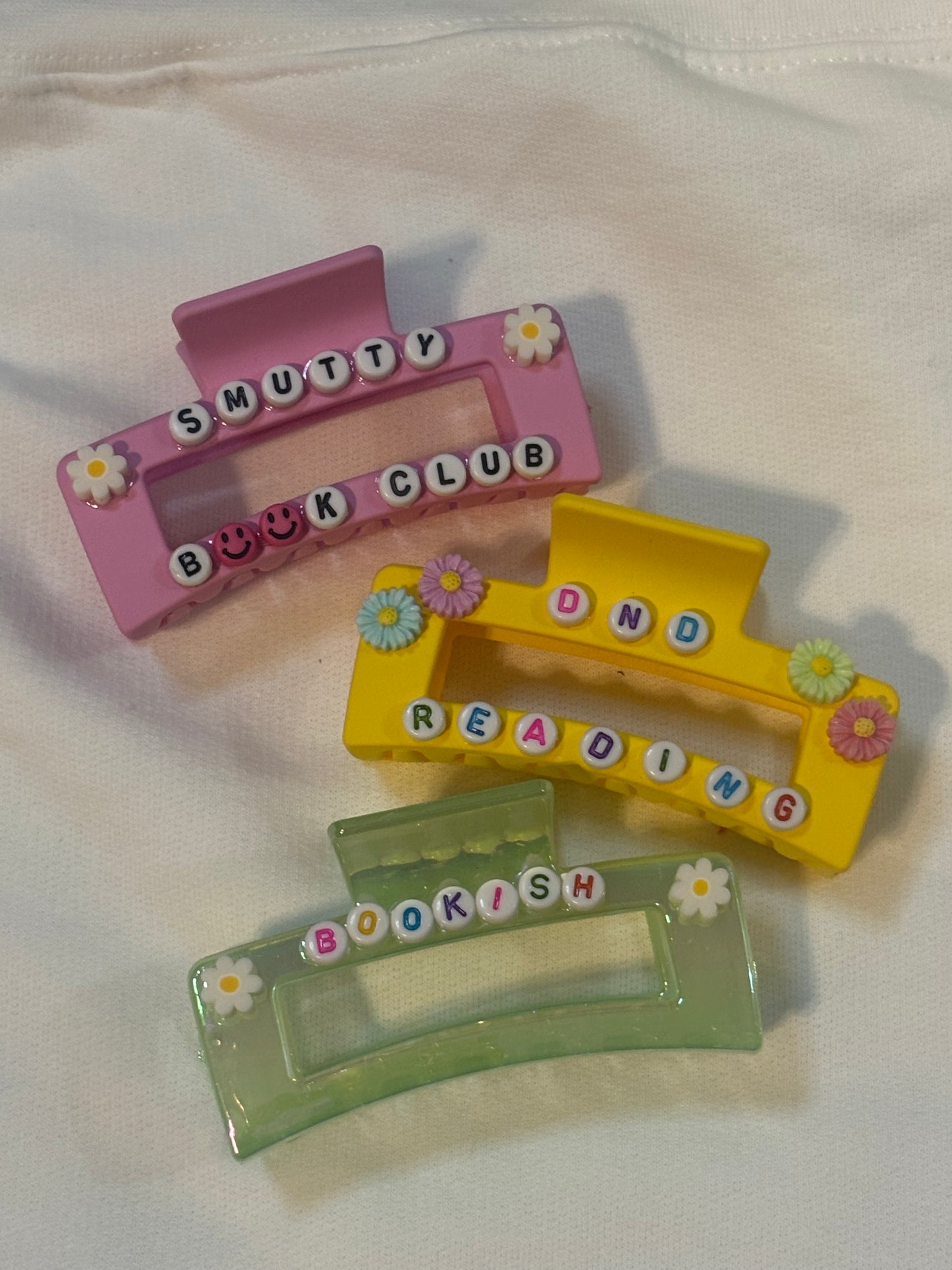 Bookish Hair Clips