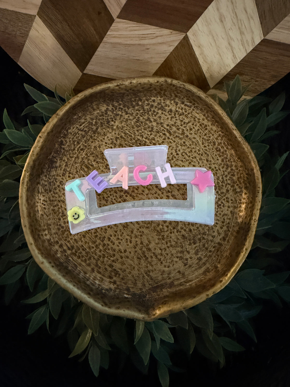 Custom Hair Clips - BUBBLE LETTERS
