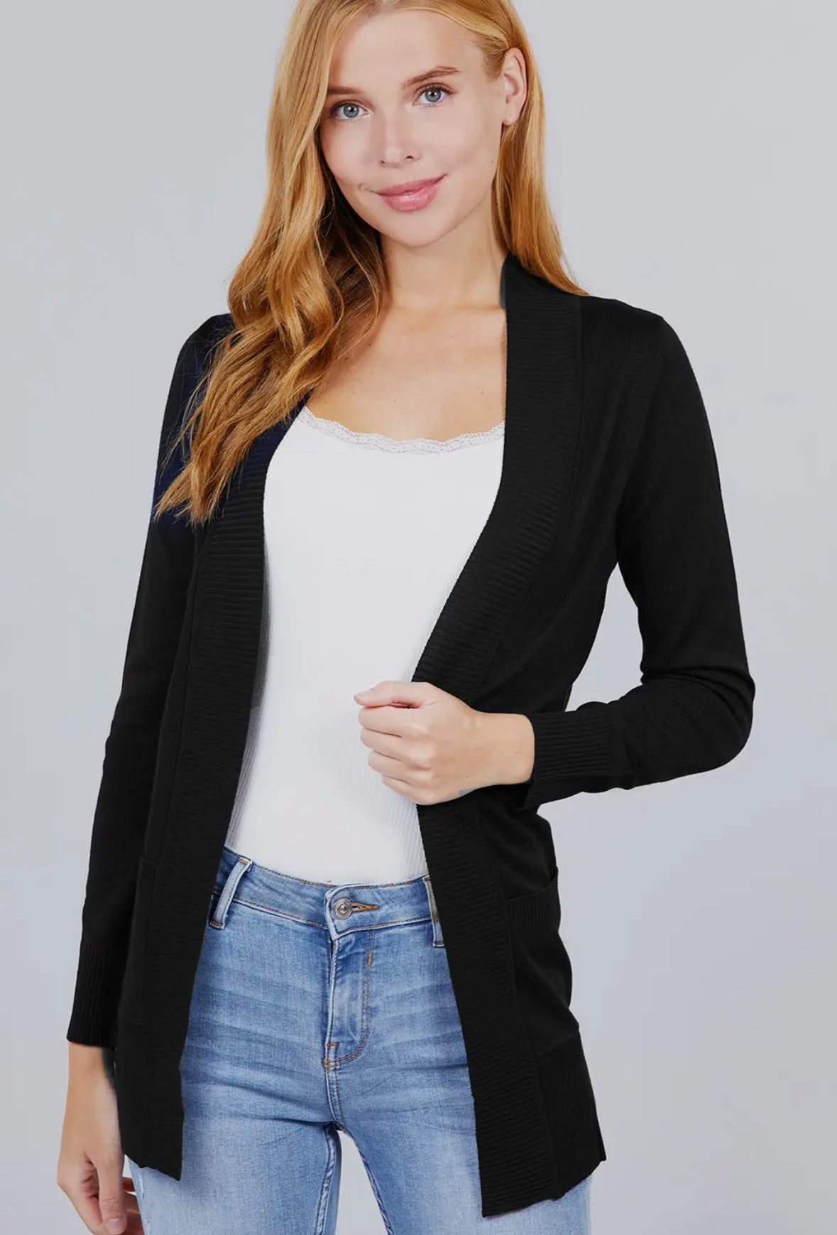 The Perfect Black Cardigan