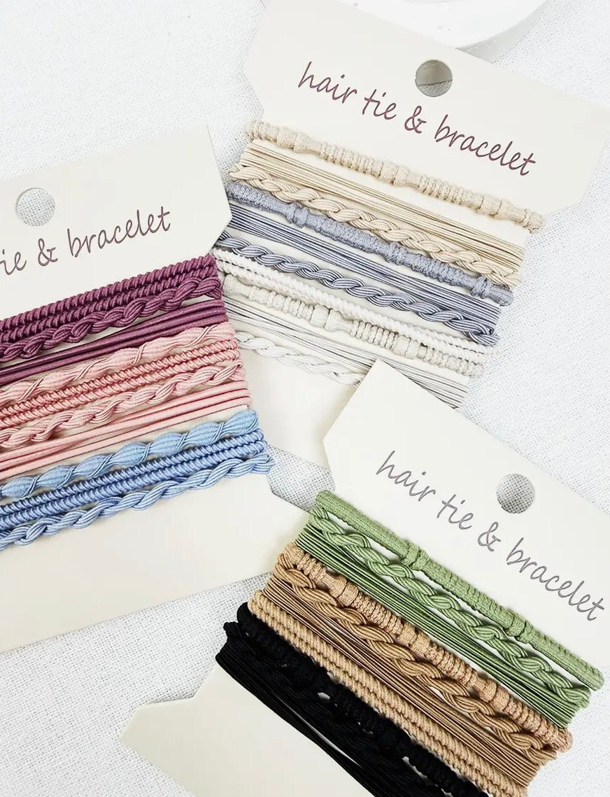 Boho Hair Tie Bracelets