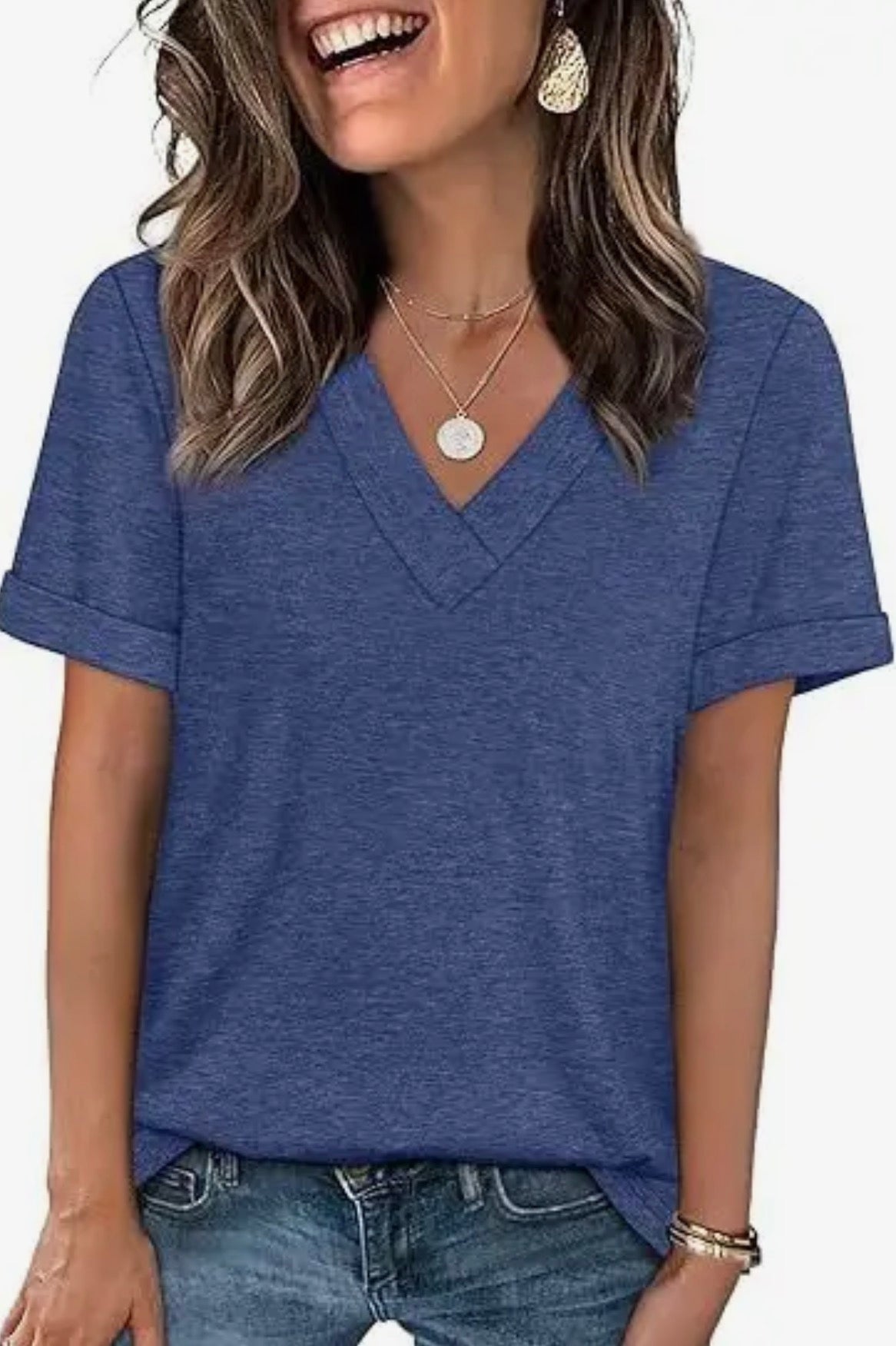 V-Neck Basic Tee