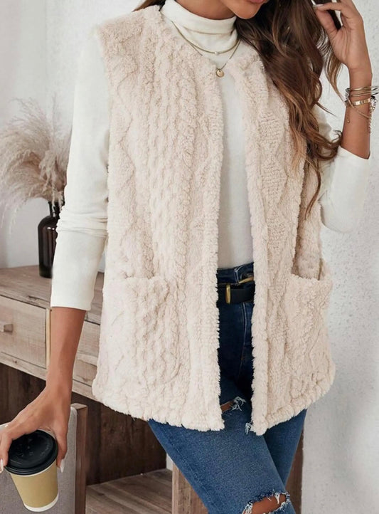 Plush Pocket Vest
