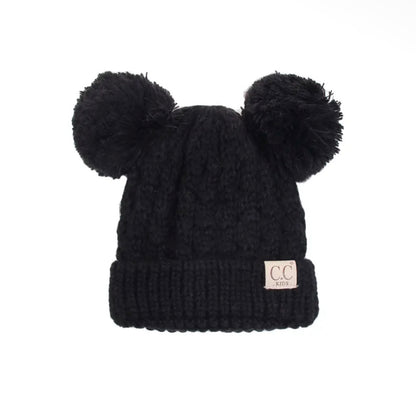 C.C. Kids Double Pom Beanie