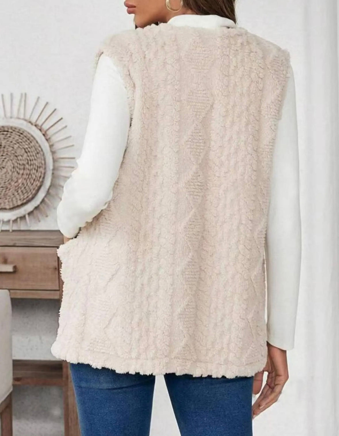 Plush Pocket Vest