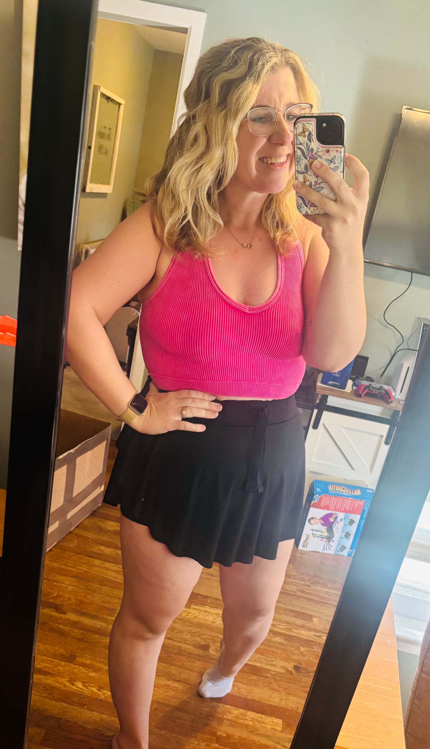 V-Neck Seamless Racerback Bralette