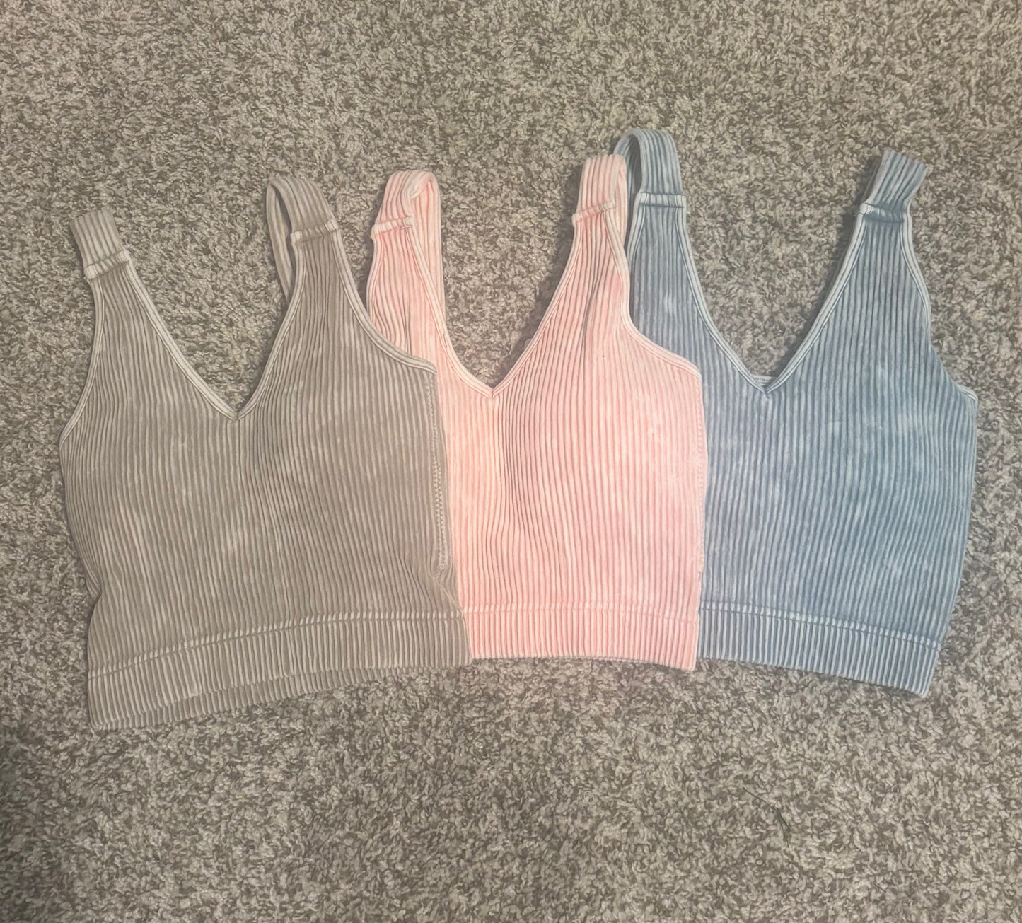 Cropped Tank Bralette with Removable Pads