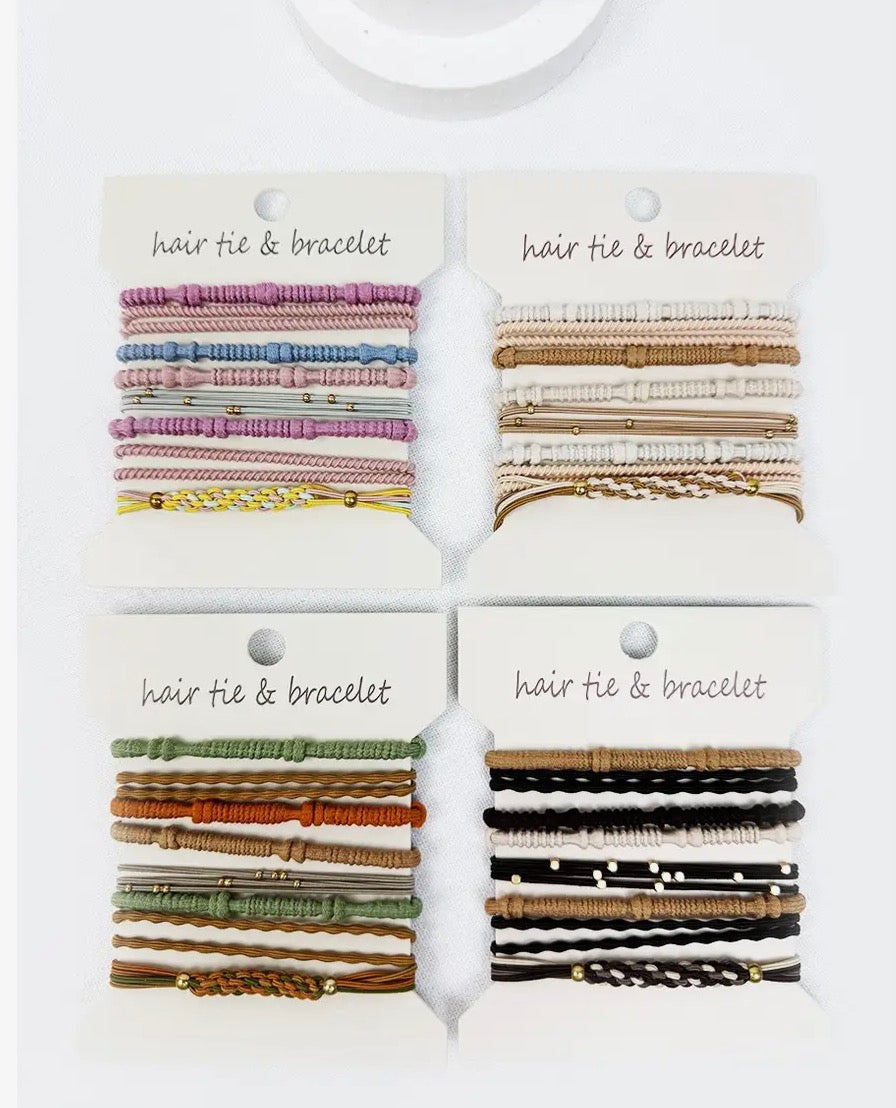 Boho Bracelet Hair Ties