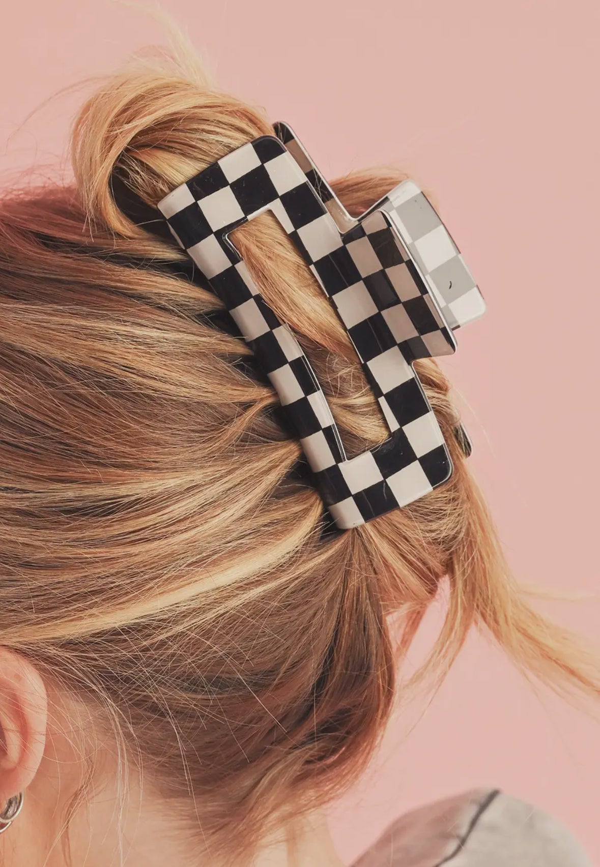 Checkered Claw Clip