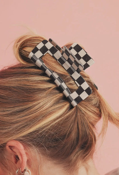 Checkered Claw Clip