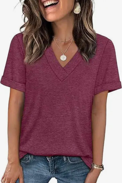 V-Neck Basic Tee