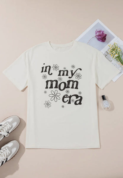 In My Mom Era Floral Graphic Tee