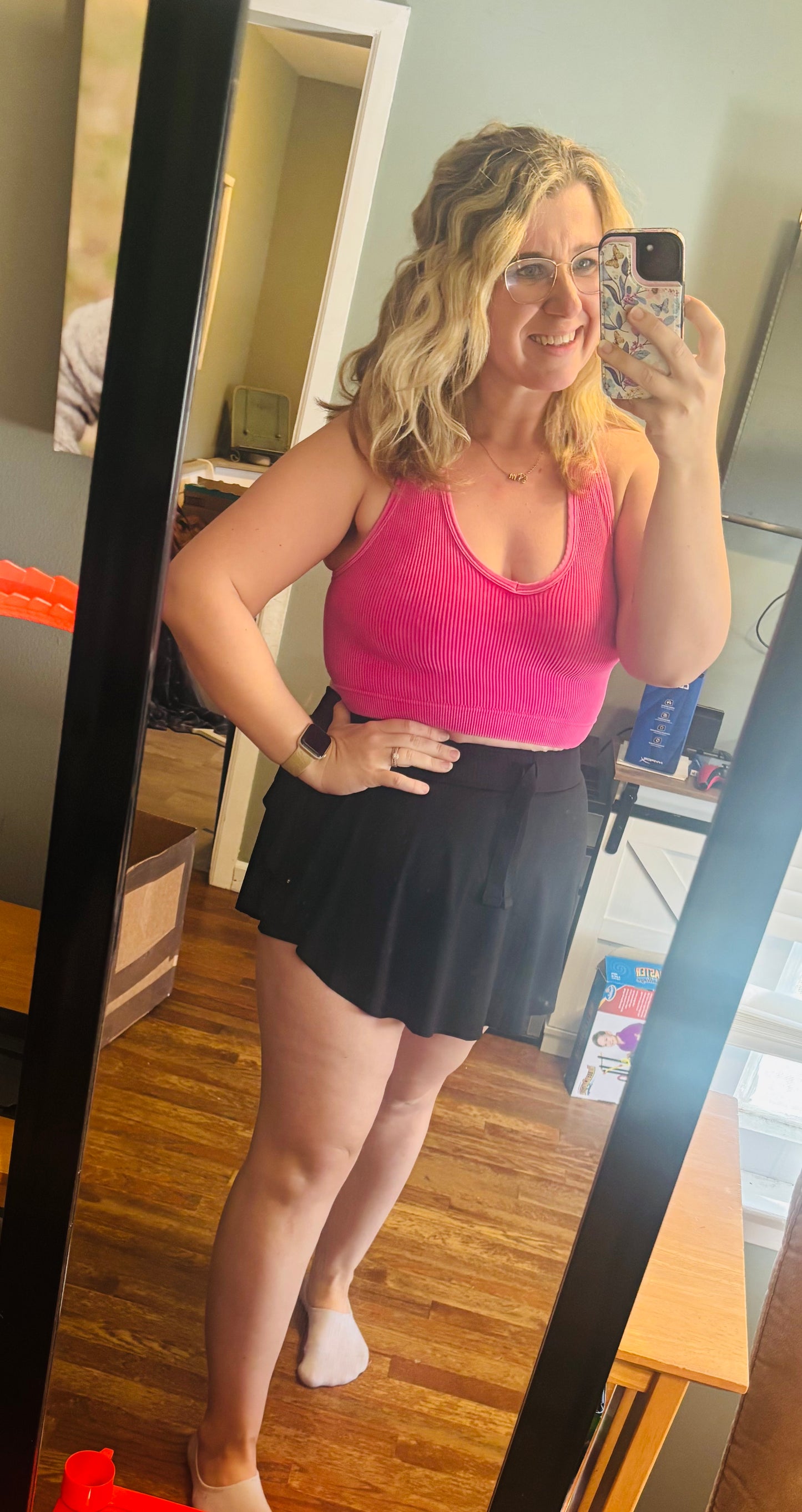 V-Neck Seamless Racerback Bralette