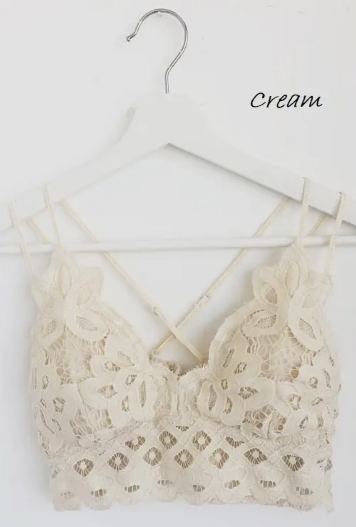 Lace Bralette-Plus Size