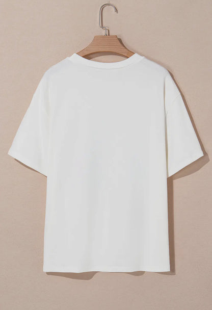 USA Star Crewneck Tee-Plus Size!