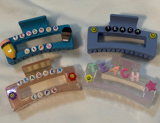 Teacher Claw Clips