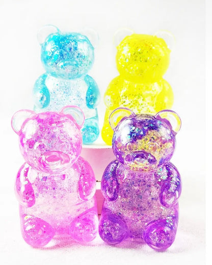 Gummy Bear Glitter Squishy
