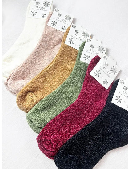 Chenille Socks