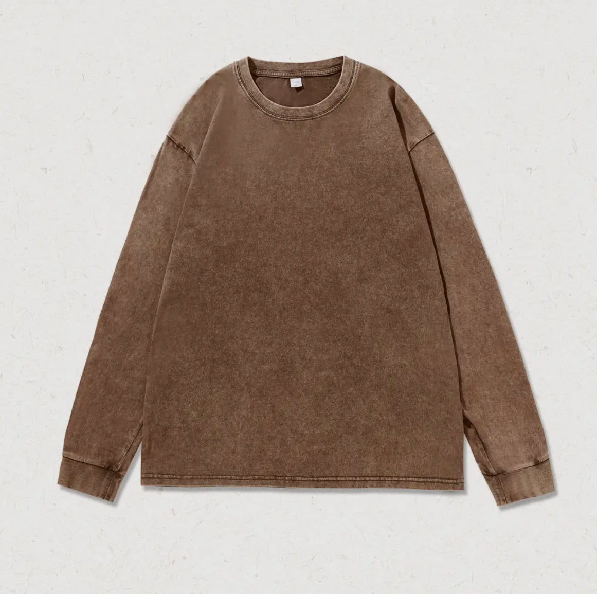Mineral Wash Long Sleeve Top