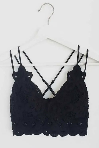 Lace Bralette-Plus Size