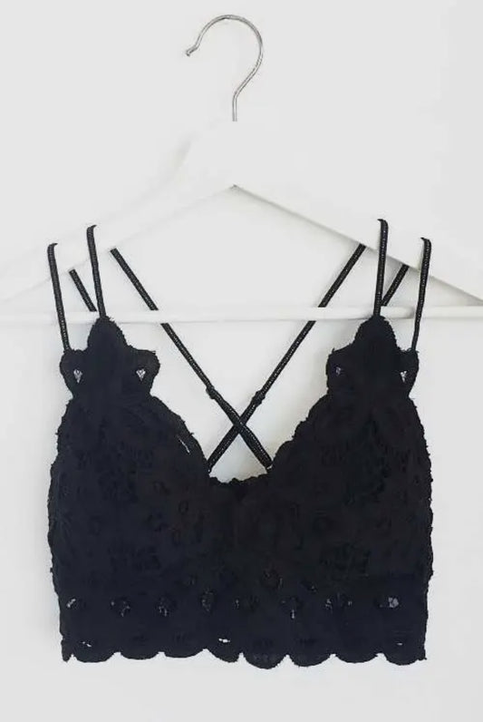 Lace Bralette-Plus Size