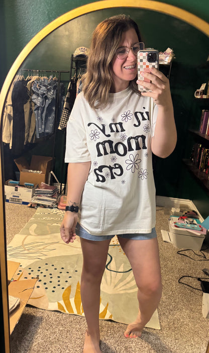 In My Mom Era Floral Graphic Tee