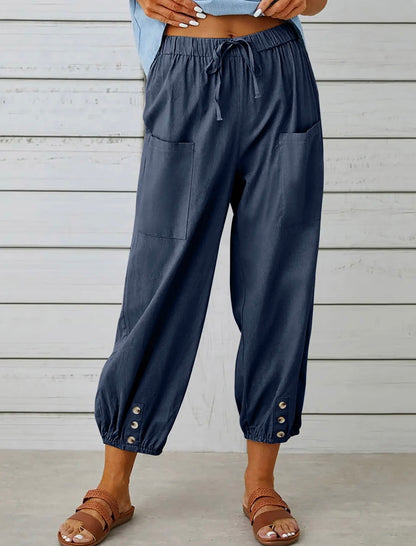 High Waisted Pocket Pants