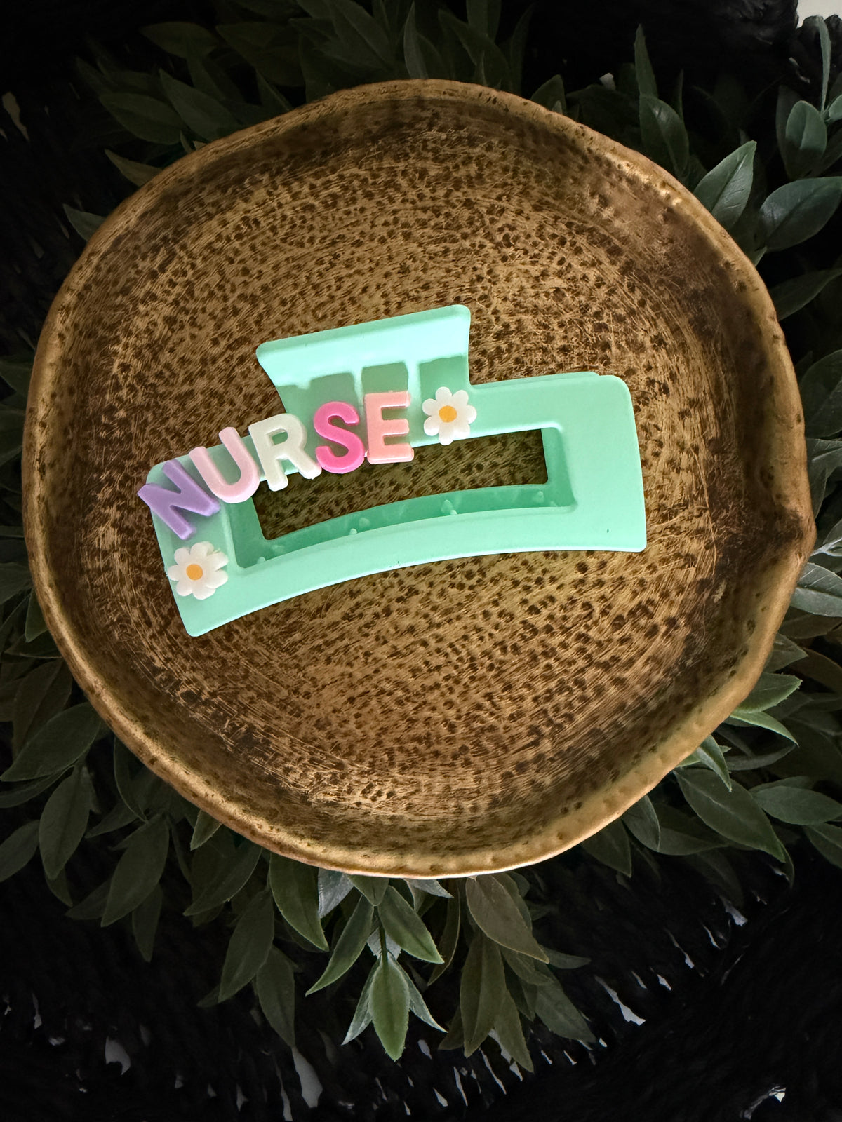 Custom Hair Clips - BUBBLE LETTERS