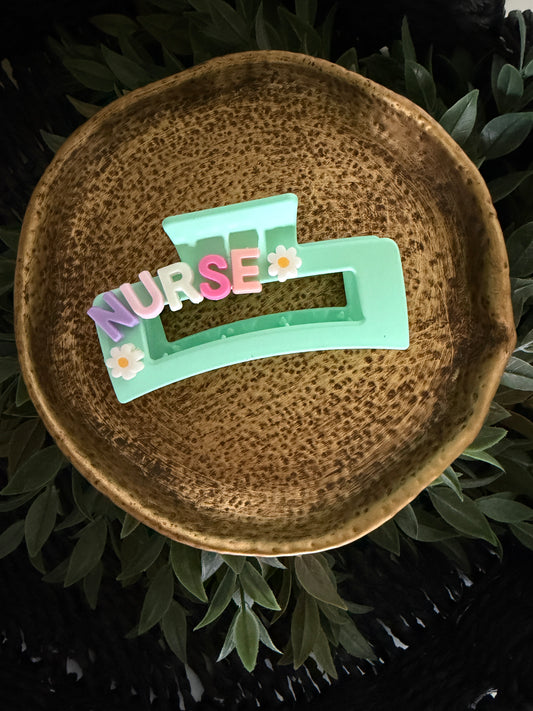 Custom Hair Clips - BUBBLE LETTERS
