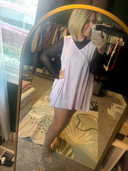 V-Neck Sleeveless Dress
