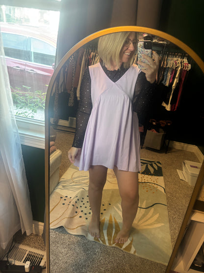 V-Neck Sleeveless Dress