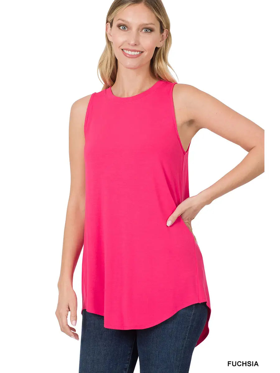 High Neck Tank Top