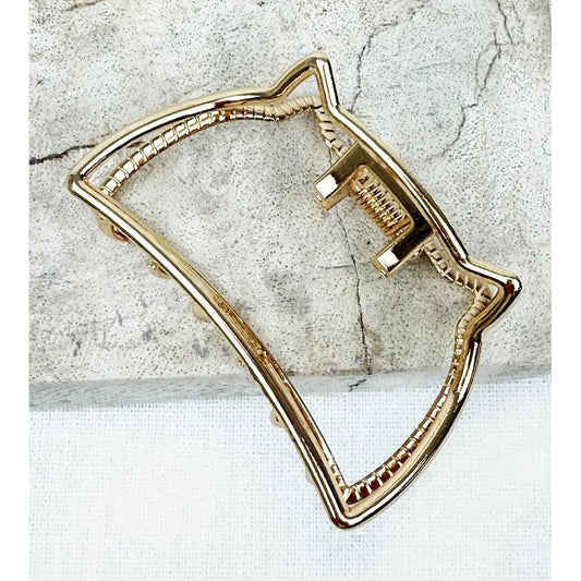 Metal Cat Hair Clip